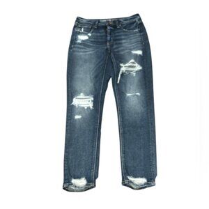 America eagles outfitters regular Distressed Blue Jeans size 2